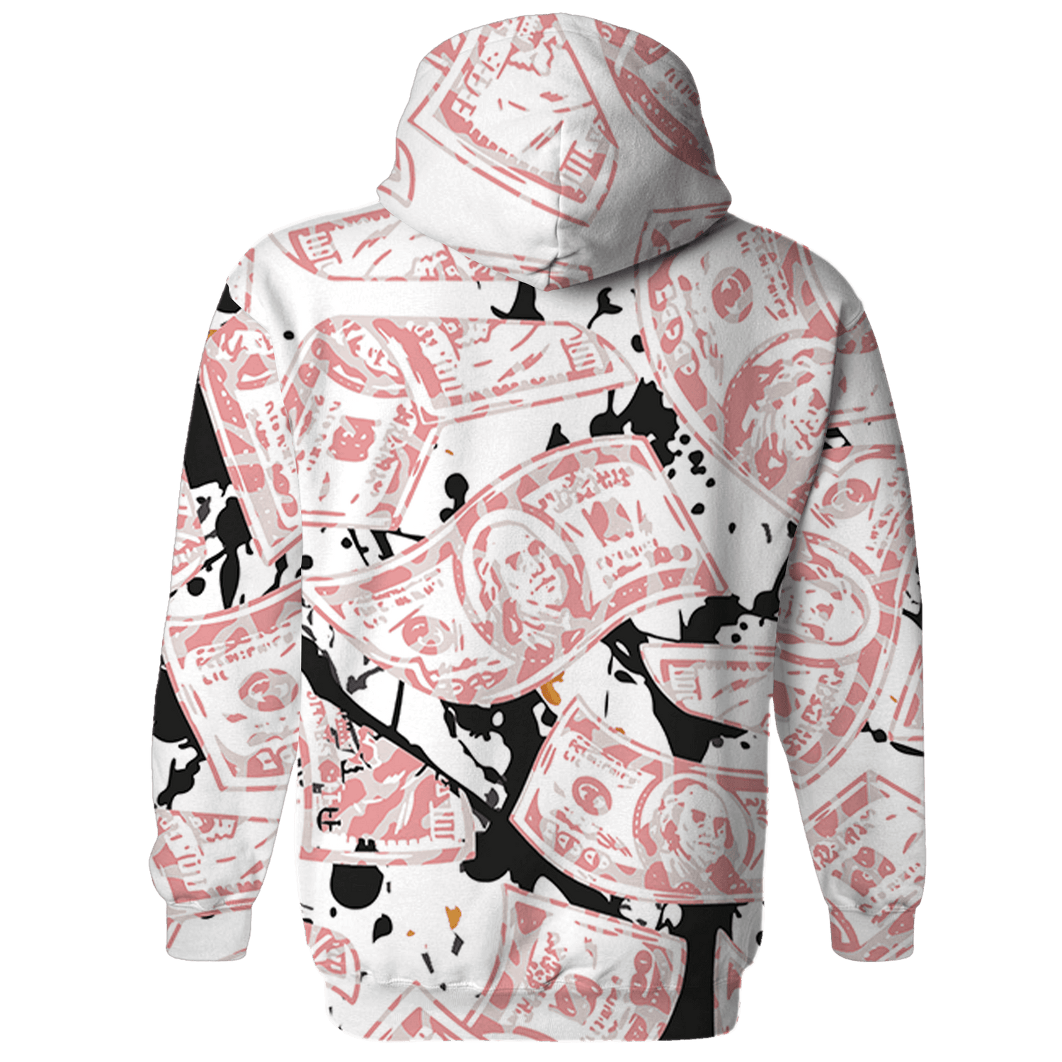 Red Stardust 3s Hoodie Match Money Motive BER 3D All-Over Print - NastyJamz