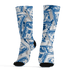 Industrial Blue 4s Socks Match Money Motive BER 3D All-Over Print - NastyJamz