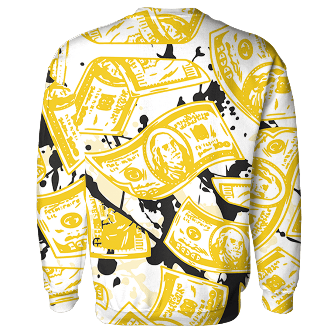 Vivid Sulfur 4s Sweatshirt Match Money Motive BER 3D All-Over Print - NastyJamz