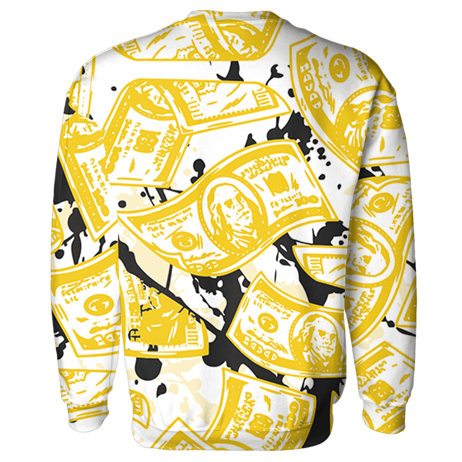 Vivid Sulfur 4s Sweatshirt Match Money Motive BER 3D All-Over Print - NastyJamz