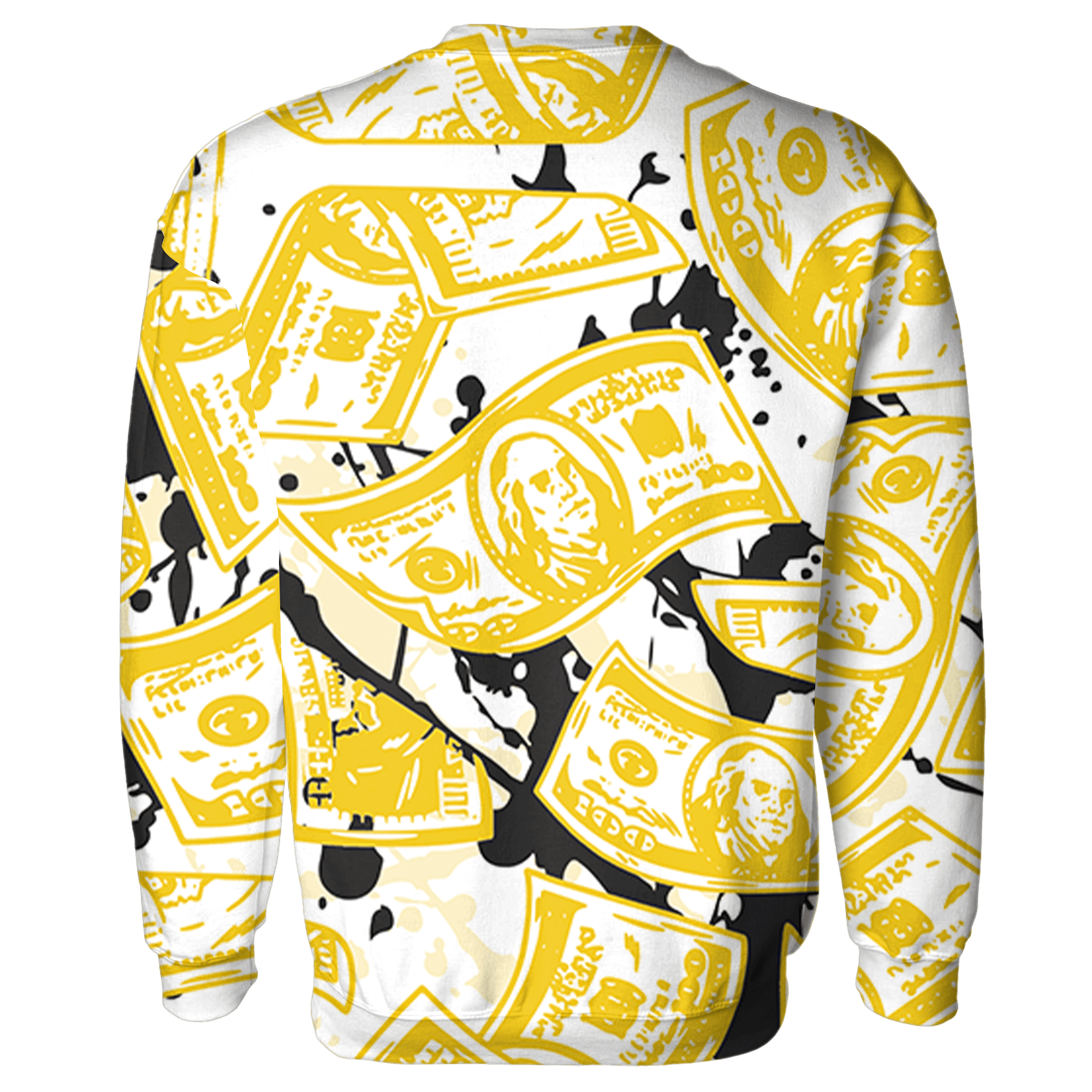 Vivid Sulfur 4s Sweatshirt Match Money Motive BER 3D All-Over Print - NastyJamz