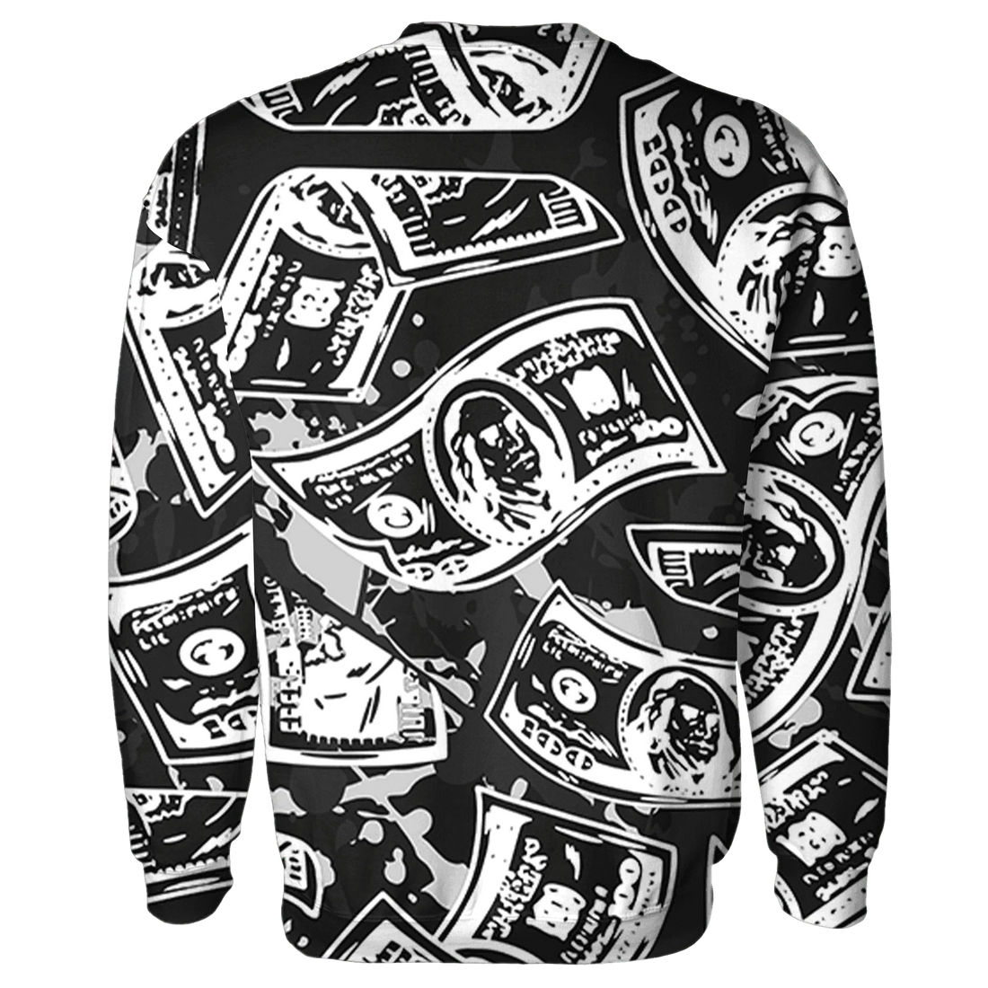 White-Thunder-4s-Sweatshirt-Match-Money-Motive-BER-3D