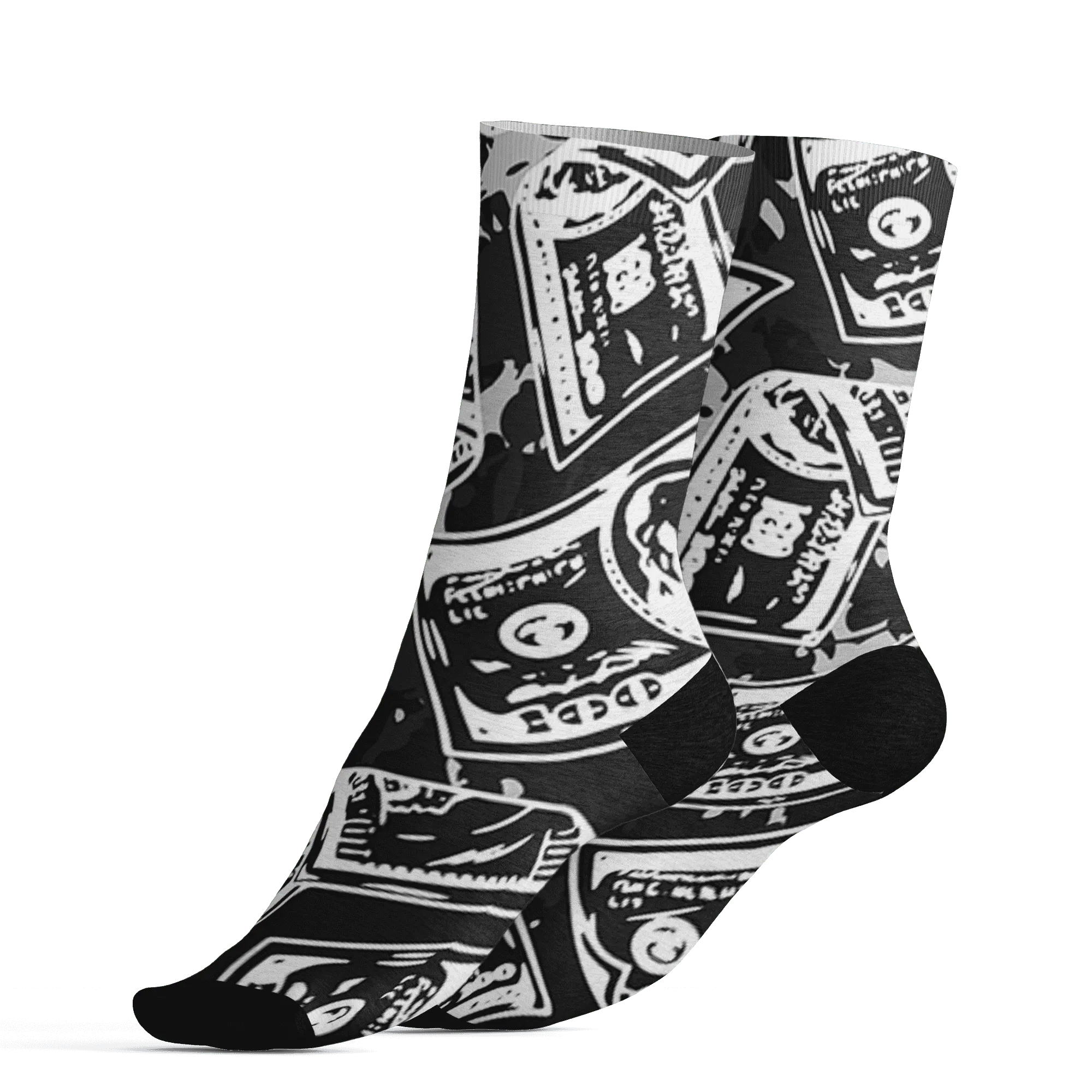 White-Thunder-4s-Socks-Match-Money-Motive-BER-3D