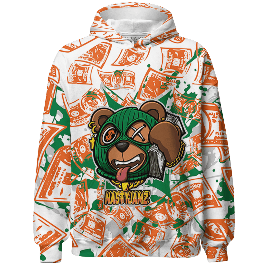 MAM Hurricanes 5s Hoodie Match Money Motive BER 3D All-Over Print - NastyJamz