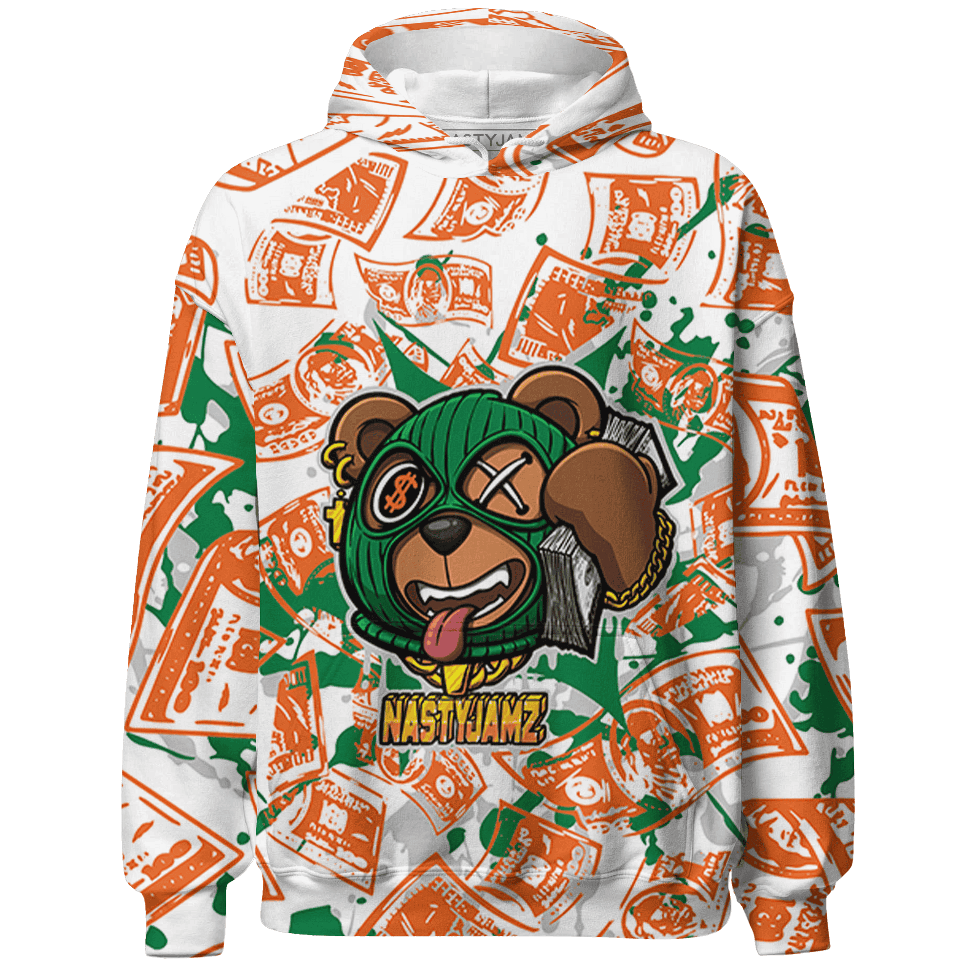 MAM Hurricanes 5s Hoodie Match Money Motive BER 3D All-Over Print - NastyJamz