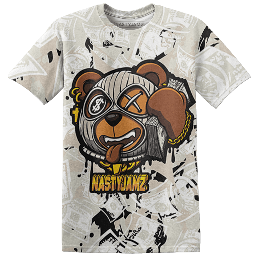 SE Sail 5s T Shirt Match Money Motive BER 3D All-Over Print - NastyJamz