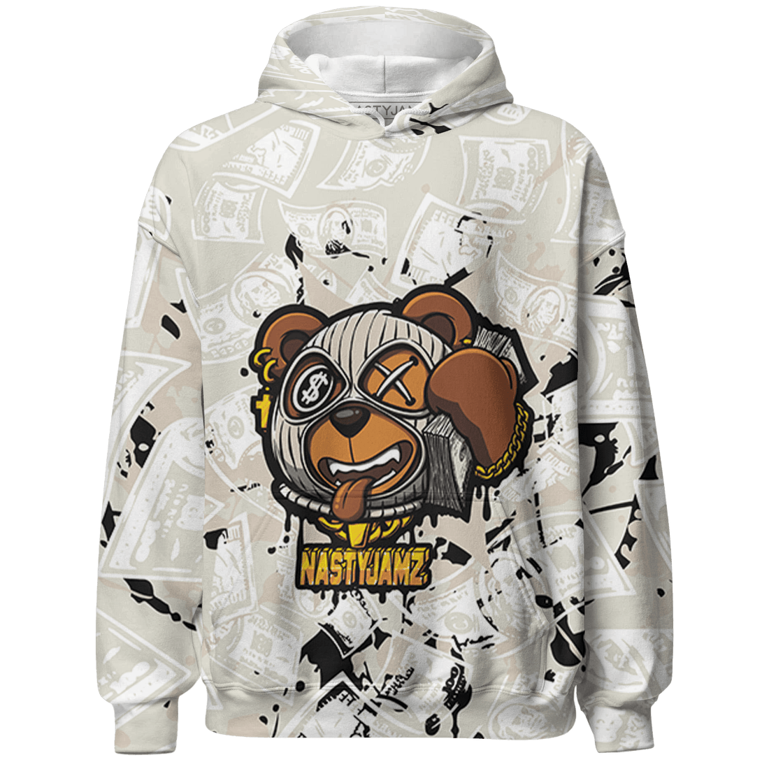SE Sail 5s Hoodie Match Money Motive BER 3D All-Over Print - NastyJamz