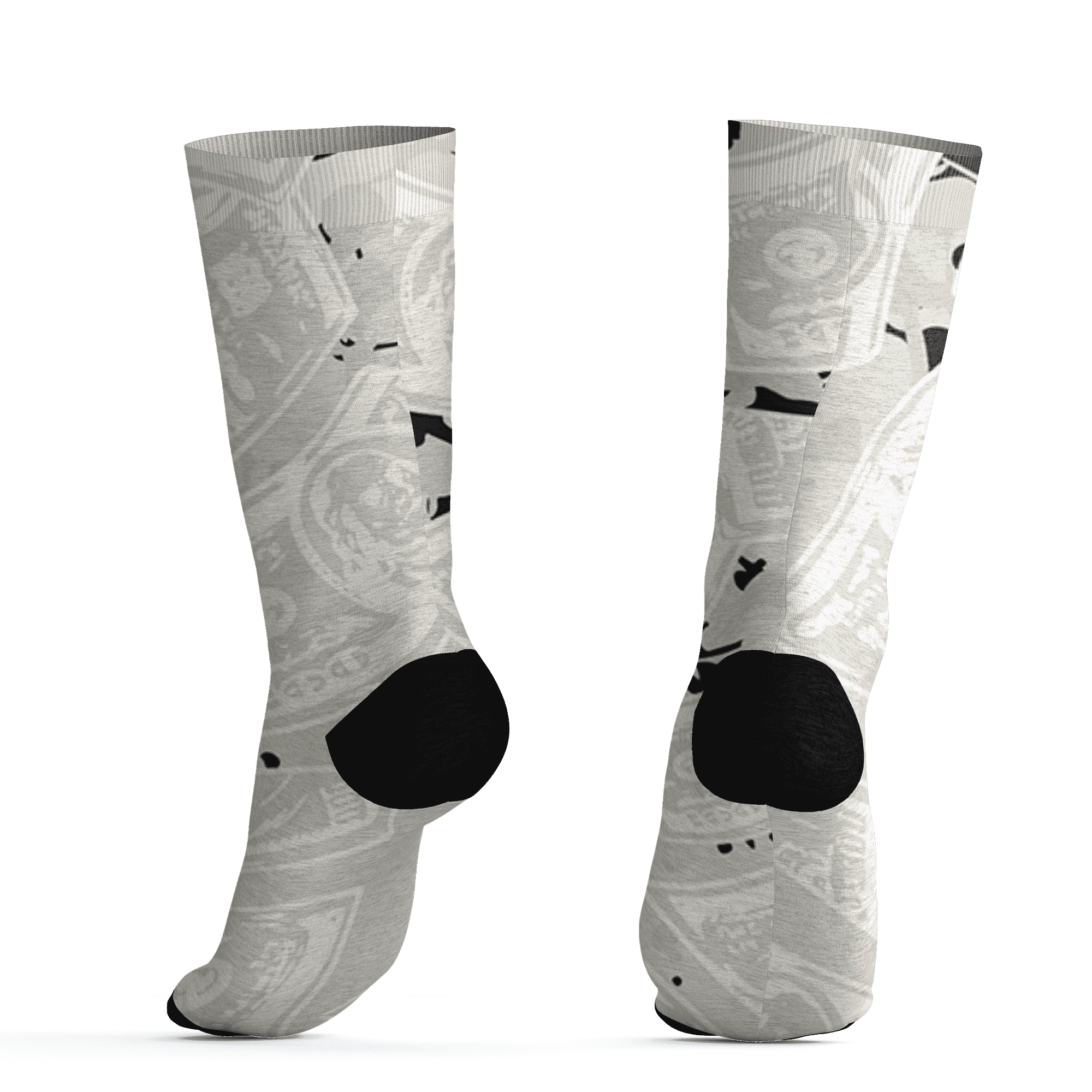 AJ 5 SE Sail Socks Match Money Motive BER 3D All-Over Print - NastyJamz