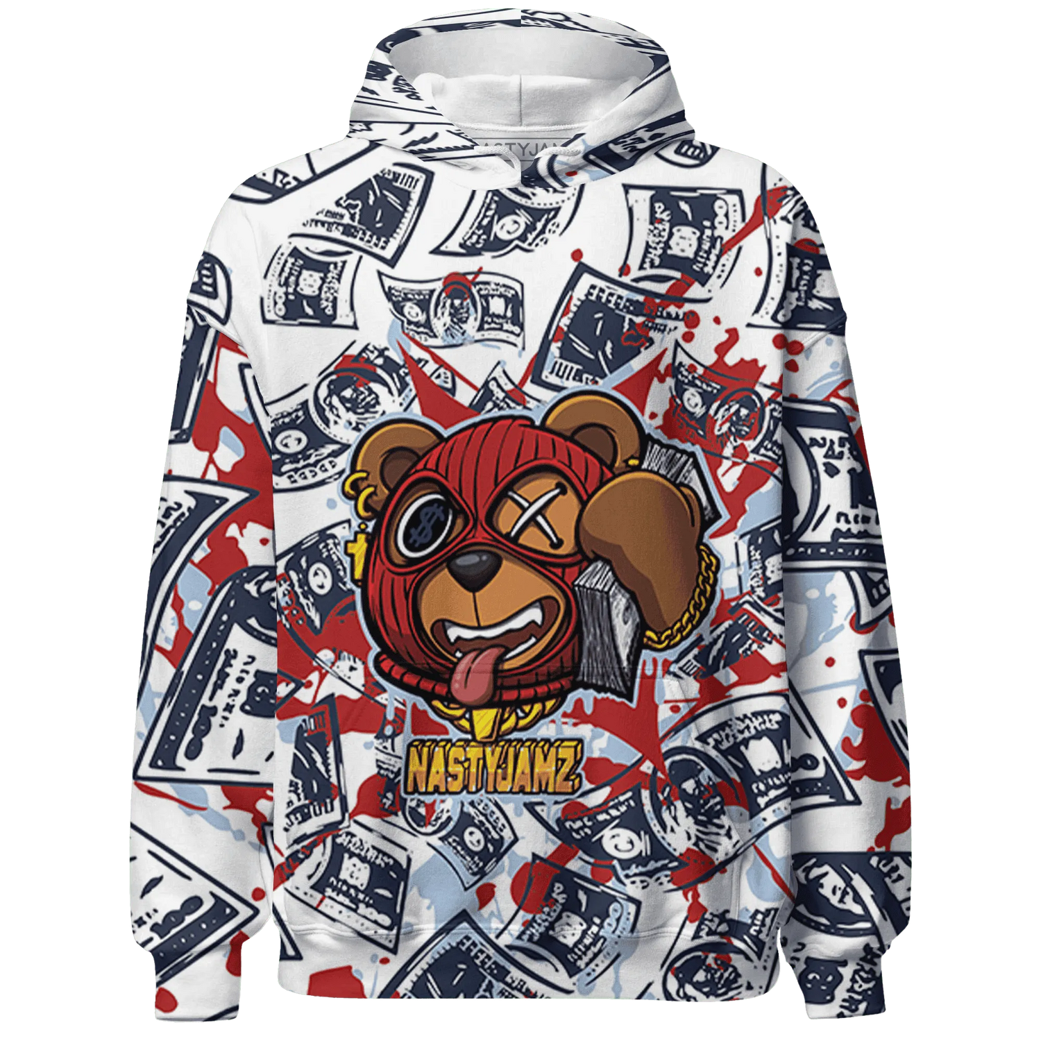 White-Navy-6s-Hoodie-Match-Money-Motive-BER-3D