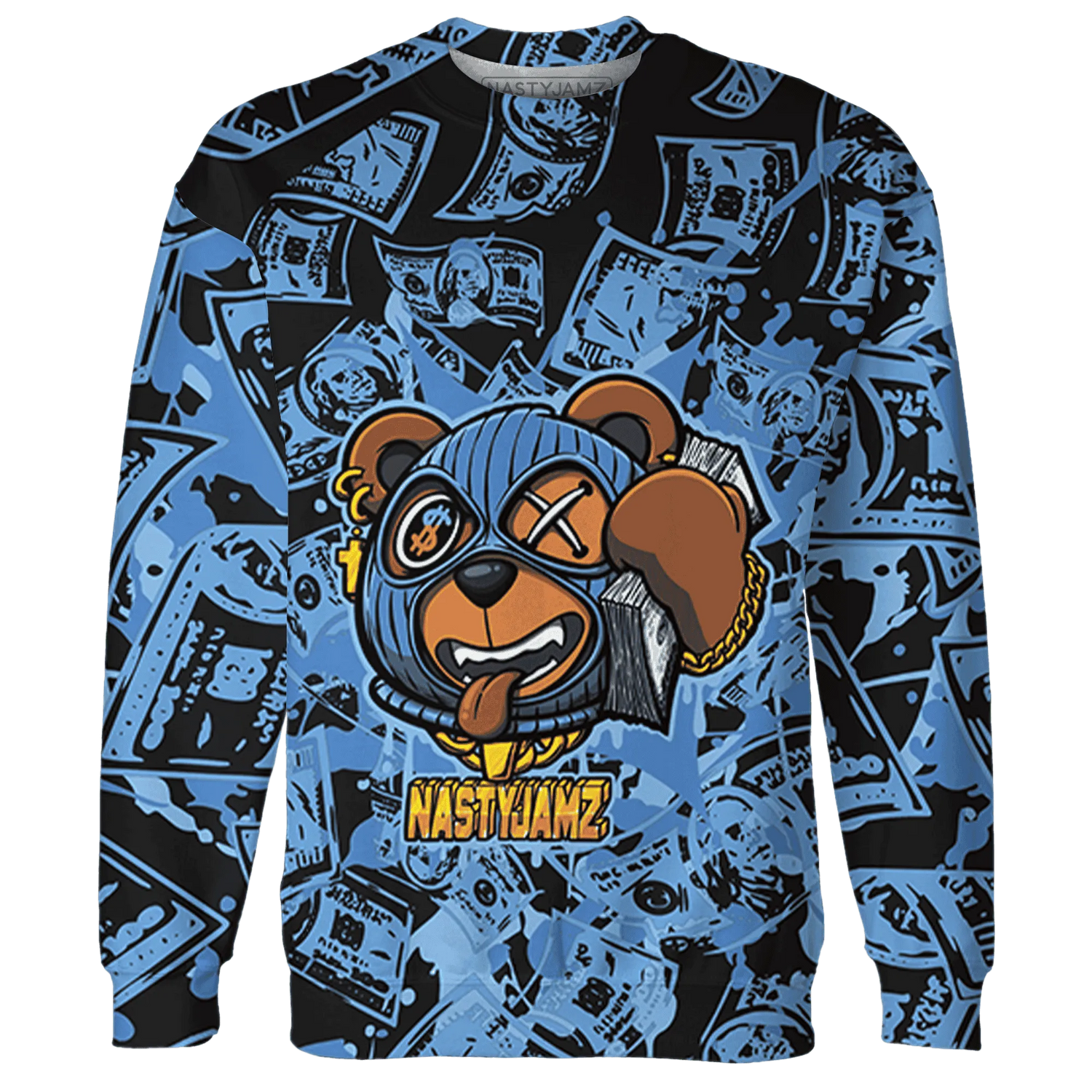 AM-Plus-Black-Univercitii-Blue-Sweatshirt-Match-Money-Motive-BER-3D