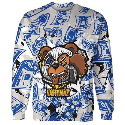 Air Max 1 86 Royal Sweatshirt Match Money Motive BER 3D All-Over Print - NastyJamz