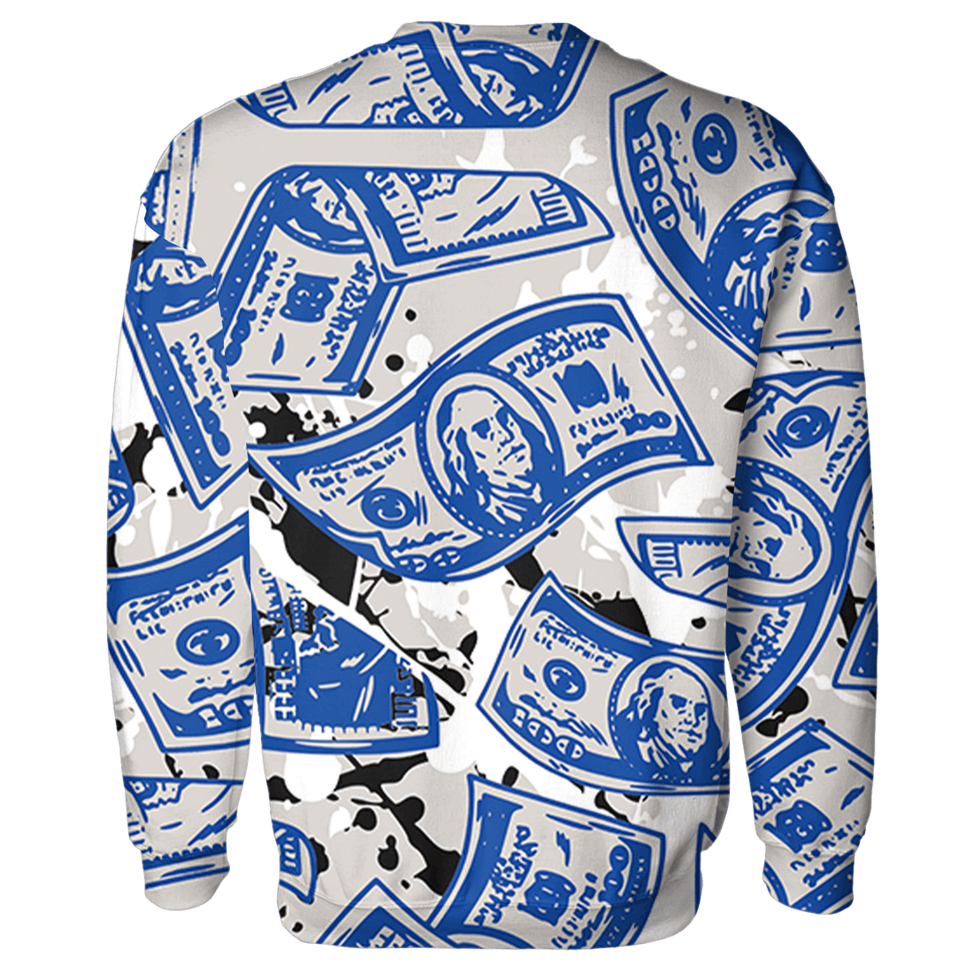 Air Max 1 86 Royal Sweatshirt Match Money Motive BER 3D All-Over Print - NastyJamz