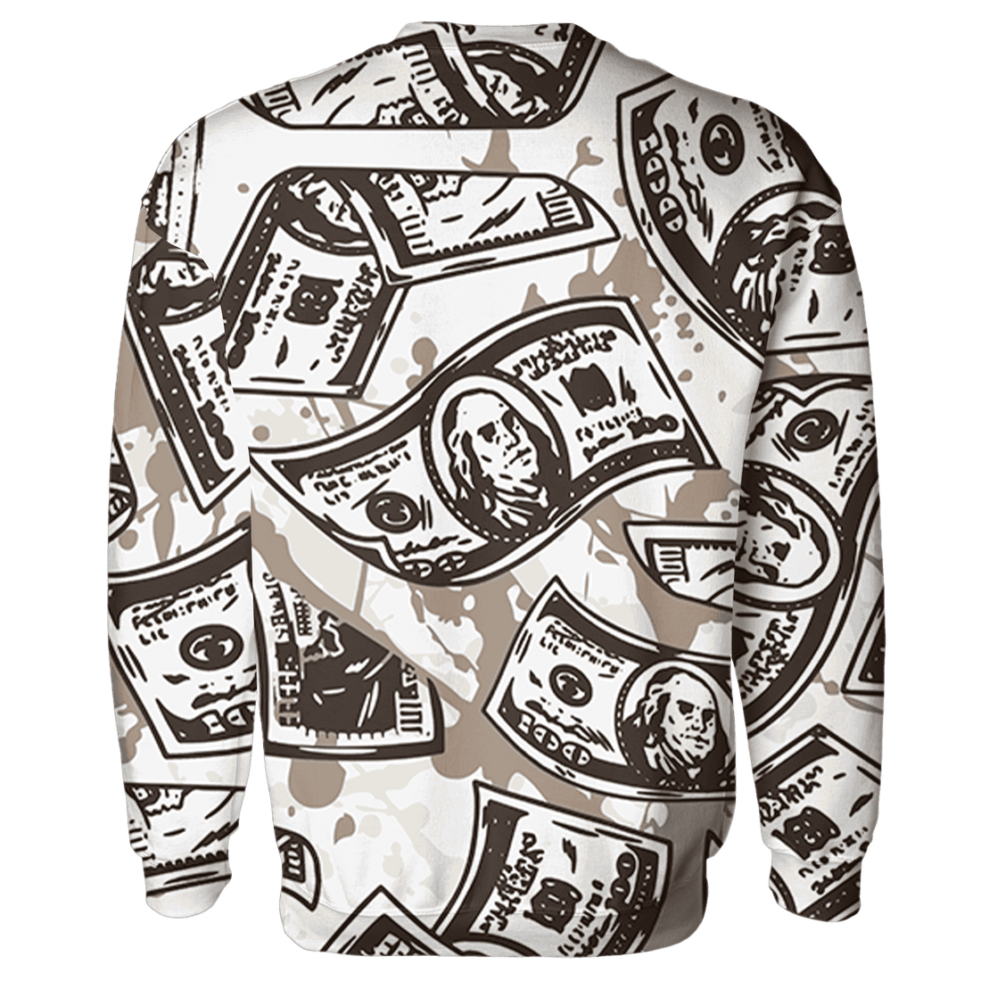 Dunk Low Baroque Brown Sweatshirt Match Money Motive BER 3D All-Over Print - NastyJamz