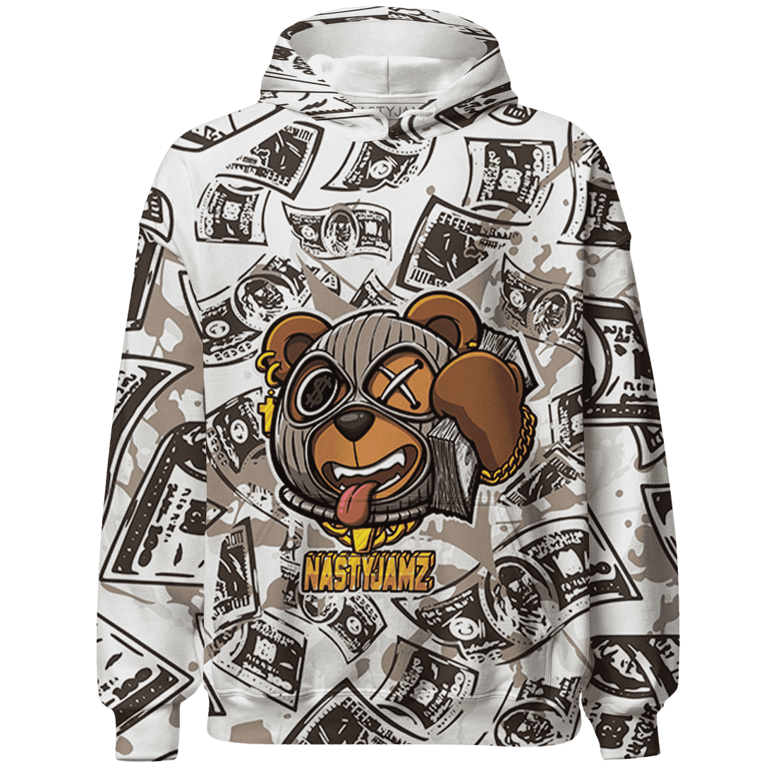 Dunk Low Baroque Brown Hoodie Match Money Motive BER 3D All-Over Print - NastyJamz