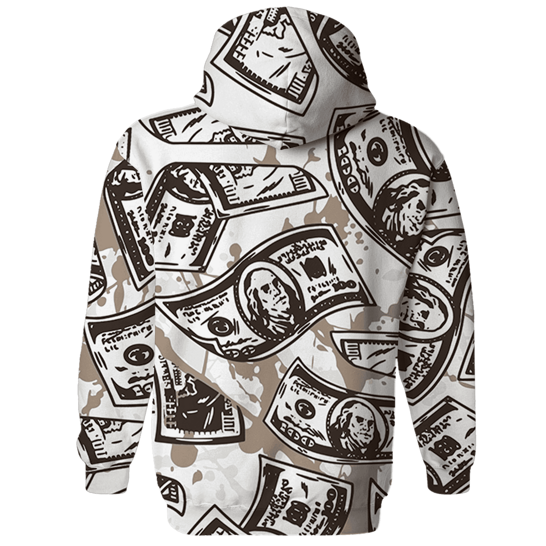 Dunk Low Baroque Brown Hoodie Match Money Motive BER 3D All-Over Print - NastyJamz