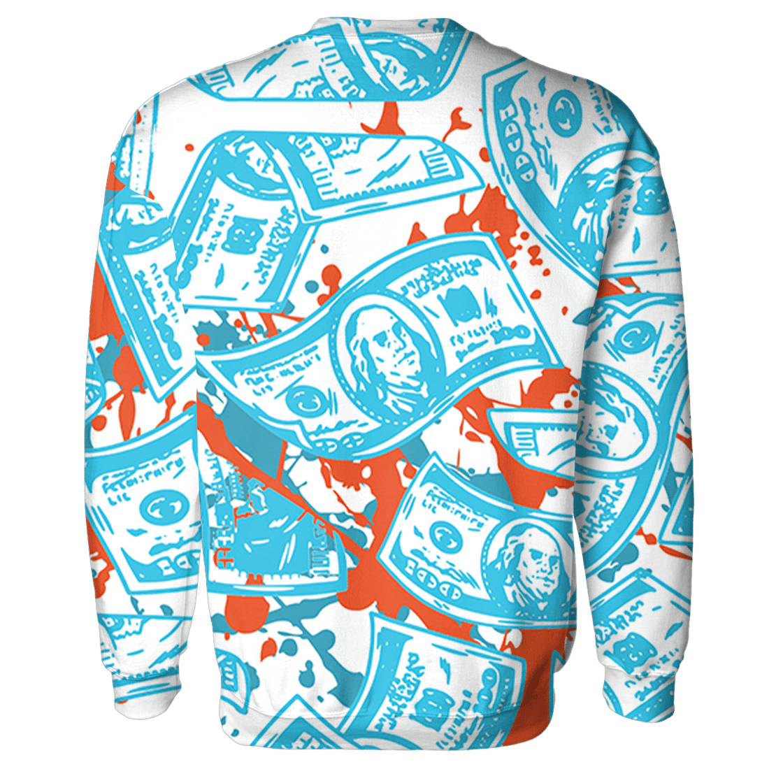 Dunk Low Dolphins Sweatshirt Match Money Motive BER 3D All-Over Print - NastyJamz