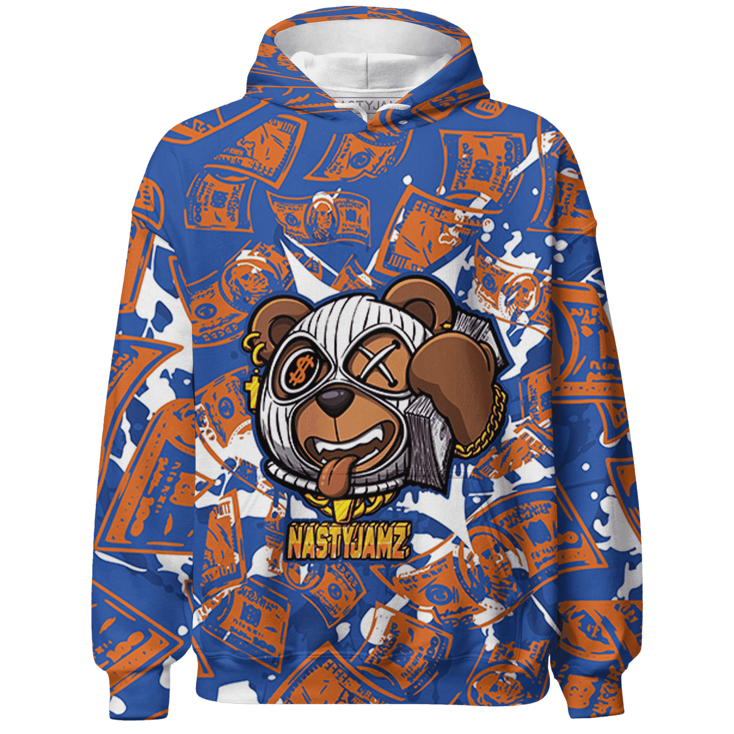 Dunk Low Knicks Hoodie Match Money Motive BER 3D All-Over Print - NastyJamz