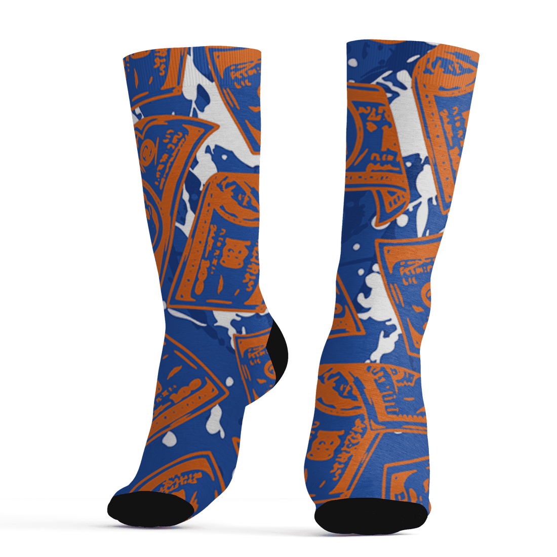 Dunk Low Knicks Socks Match Money Motive BER 3D All-Over Print - NastyJamz