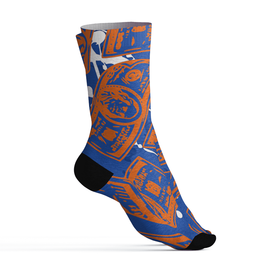 Dunk Low Knicks Socks Match Money Motive BER 3D All-Over Print - NastyJamz