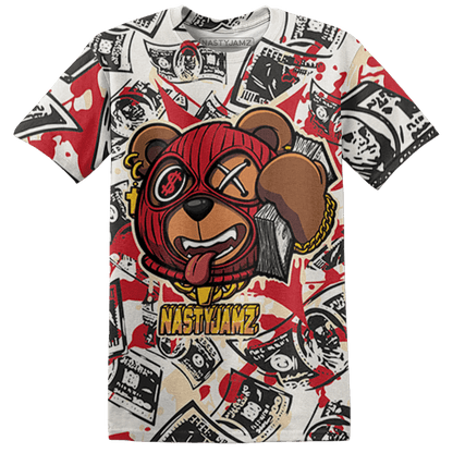 JD Jumman Jack Red T Shirt Match Money Motive BER 3D All-Over Print - NastyJamz
