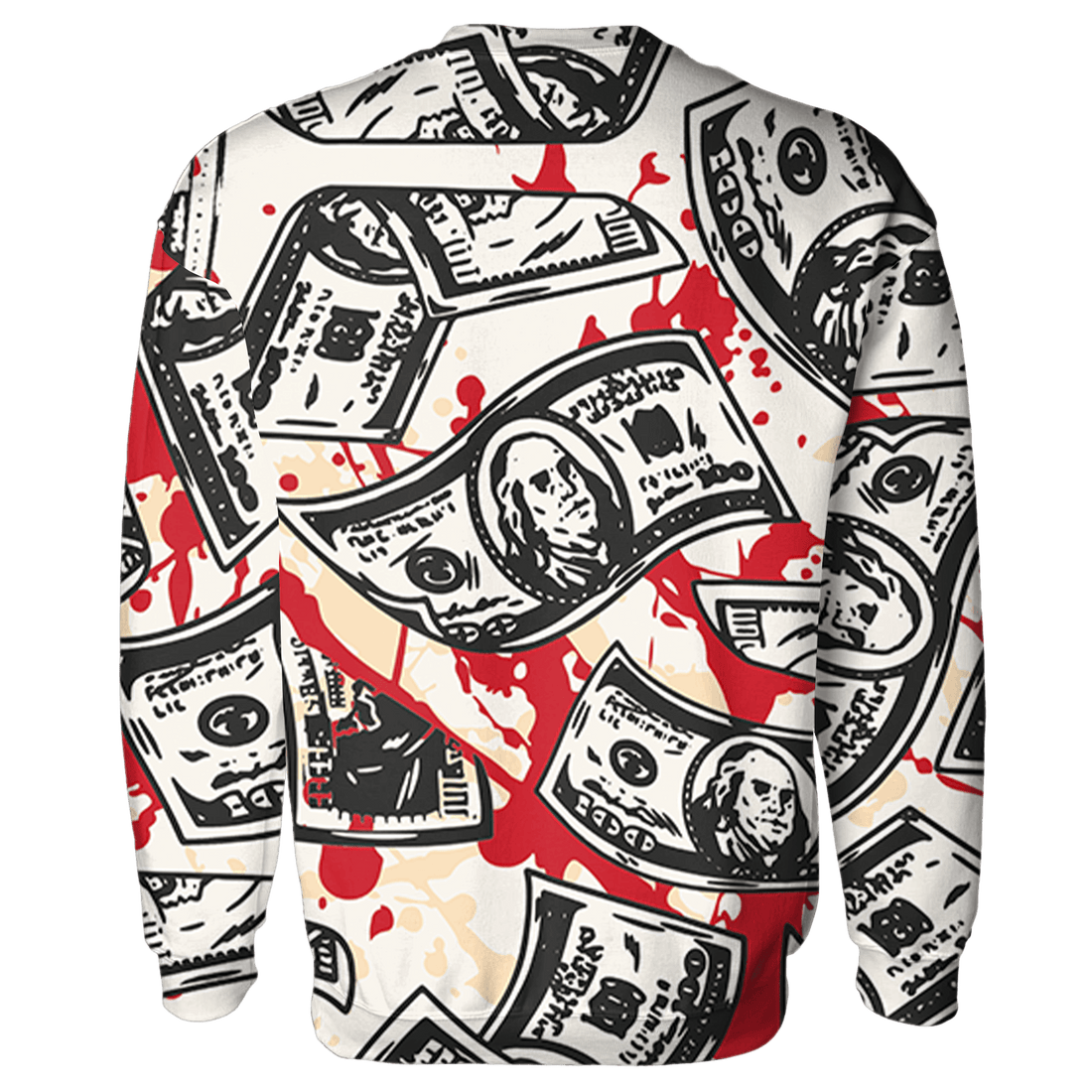 JD Jumman Jack Red Sweatshirt Match Money Motive BER 3D All-Over Print - NastyJamz