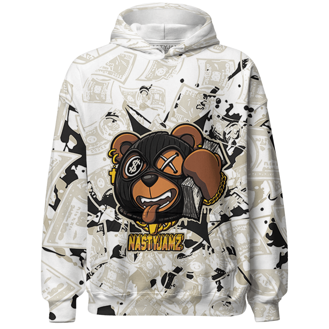 Gratitude 11s Hoodie Match Money Motive BER 3D All-Over Print - NastyJamz