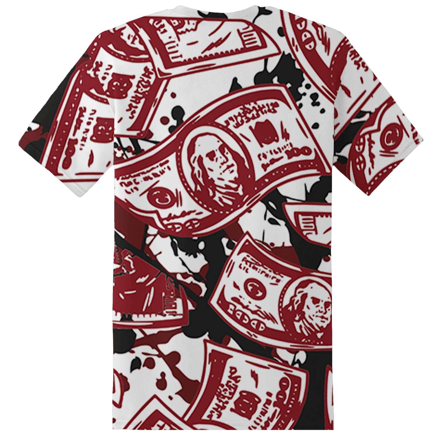 Cherry 12s T Shirt Match Money Motive BER 3D All-Over Print - NastyJamz