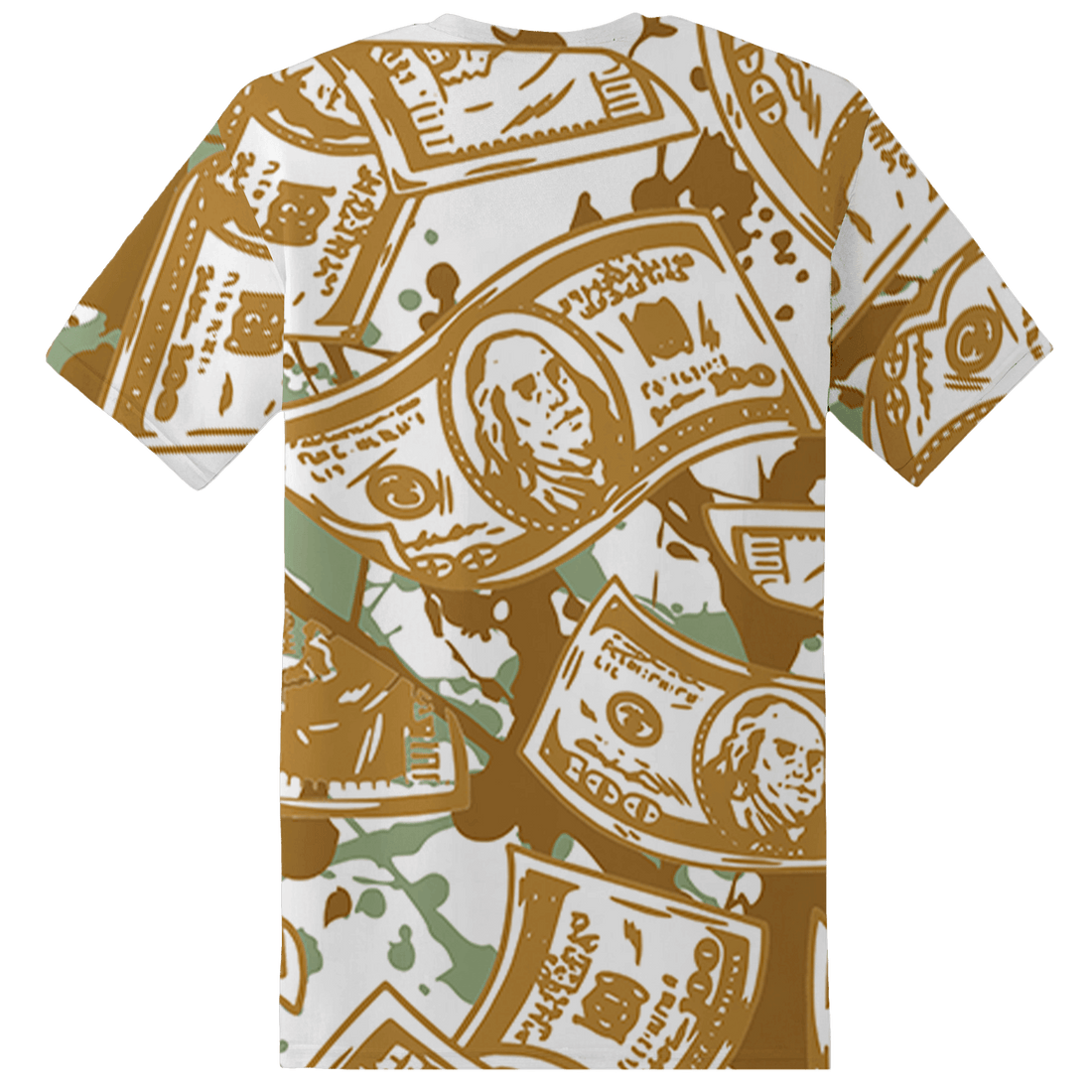 Wheat 13s T Shirt Match Money Motive BER 3D All-Over Print - NastyJamz