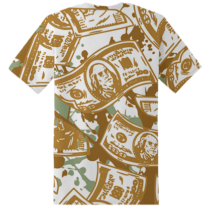 Wheat 13s T Shirt Match Money Motive BER 3D All-Over Print - NastyJamz