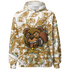 Wheat 13s Hoodie Match Money Motive BER 3D All-Over Print - NastyJamz