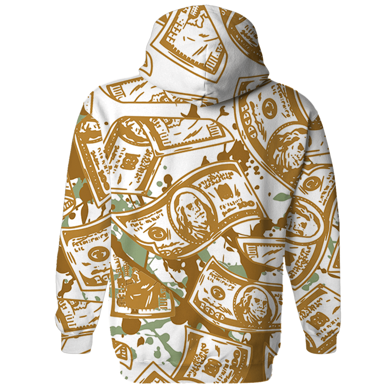Wheat 13s Hoodie Match Money Motive BER 3D All-Over Print - NastyJamz