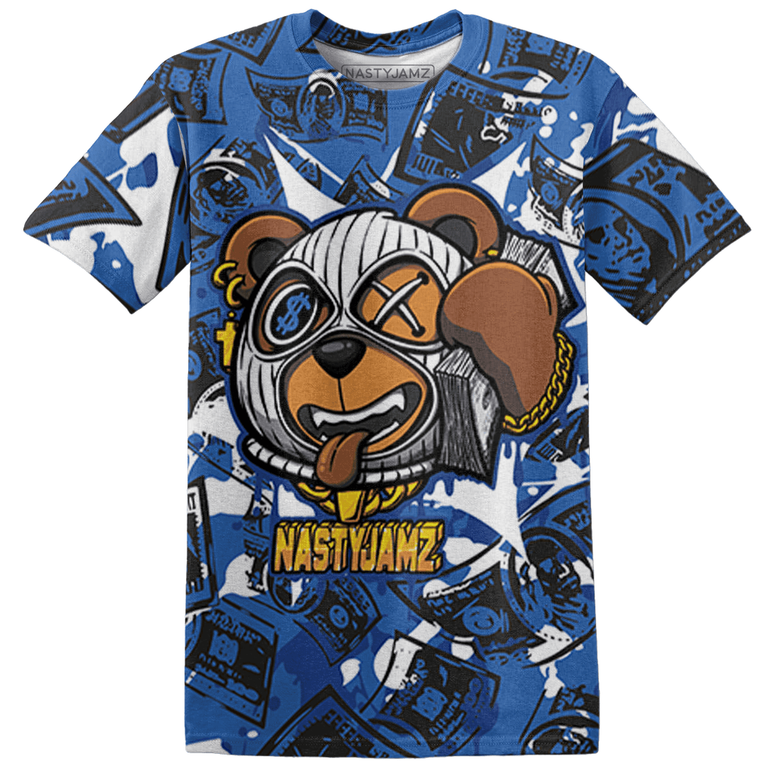 Royal Reimagined 1s T Shirt Match Money Motive BER 3D All-Over Print - NastyJamz