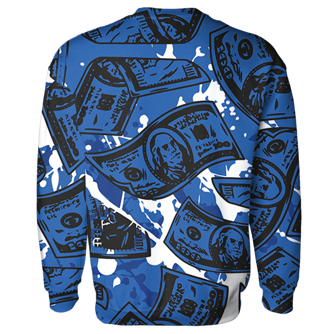 Royal Reimagined 1s Sweatshirt Match Money Motive BER 3D All-Over Print - NastyJamz