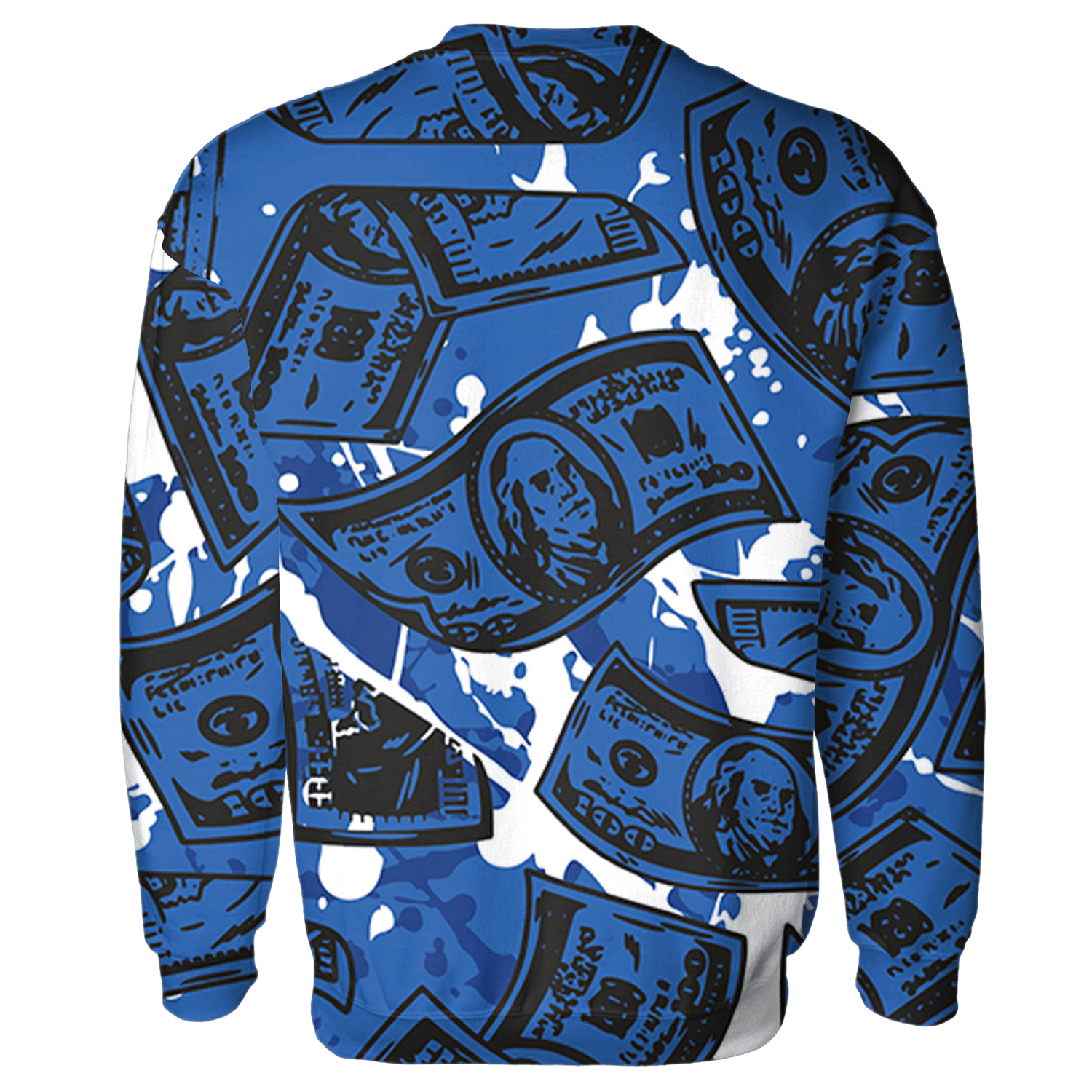 Royal Reimagined 1s Sweatshirt Match Money Motive BER 3D All-Over Print - NastyJamz