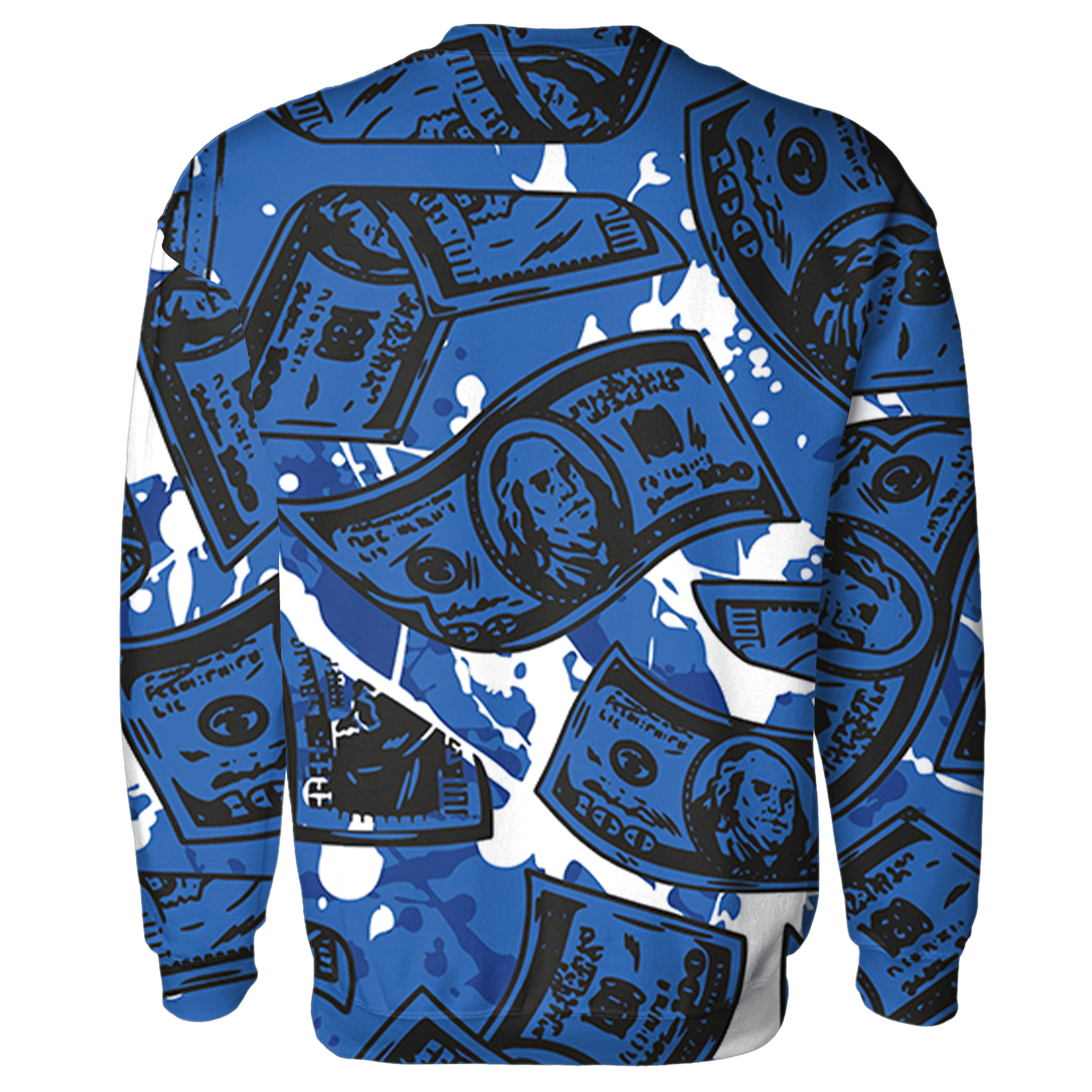 Royal Reimagined 1s Sweatshirt Match Money Motive BER 3D All-Over Print - NastyJamz