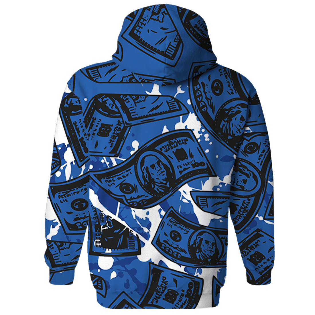 Royal Reimagined 1s Hoodie Match Money Motive BER 3D All-Over Print - NastyJamz