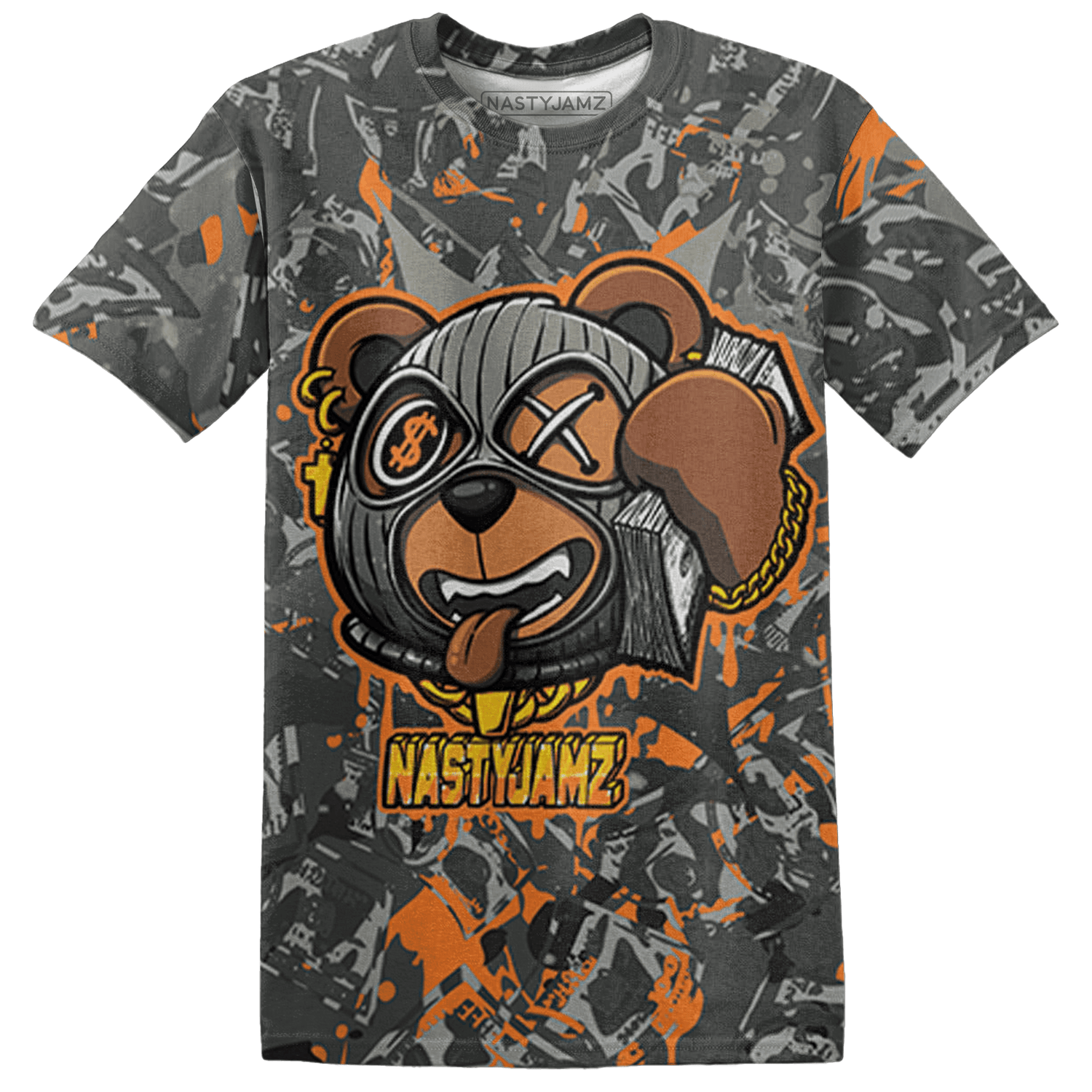 Fear Pack 3s T Shirt Match Money Motive BER 3D All-Over Print - NastyJamz