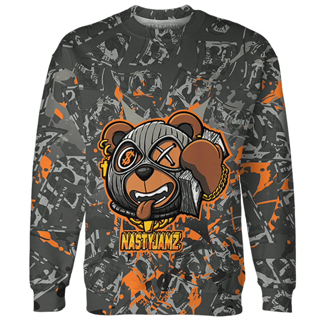 Fear Pack 3s Sweatshirt Match Money Motive BER 3D All-Over Print - NastyJamz