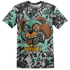 Green Glow 3s T Shirt Match Money Motive BER 3D All-Over Print - NastyJamz