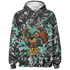 Green Glow 3s Hoodie Match Money Motive BER 3D All-Over Print - NastyJamz