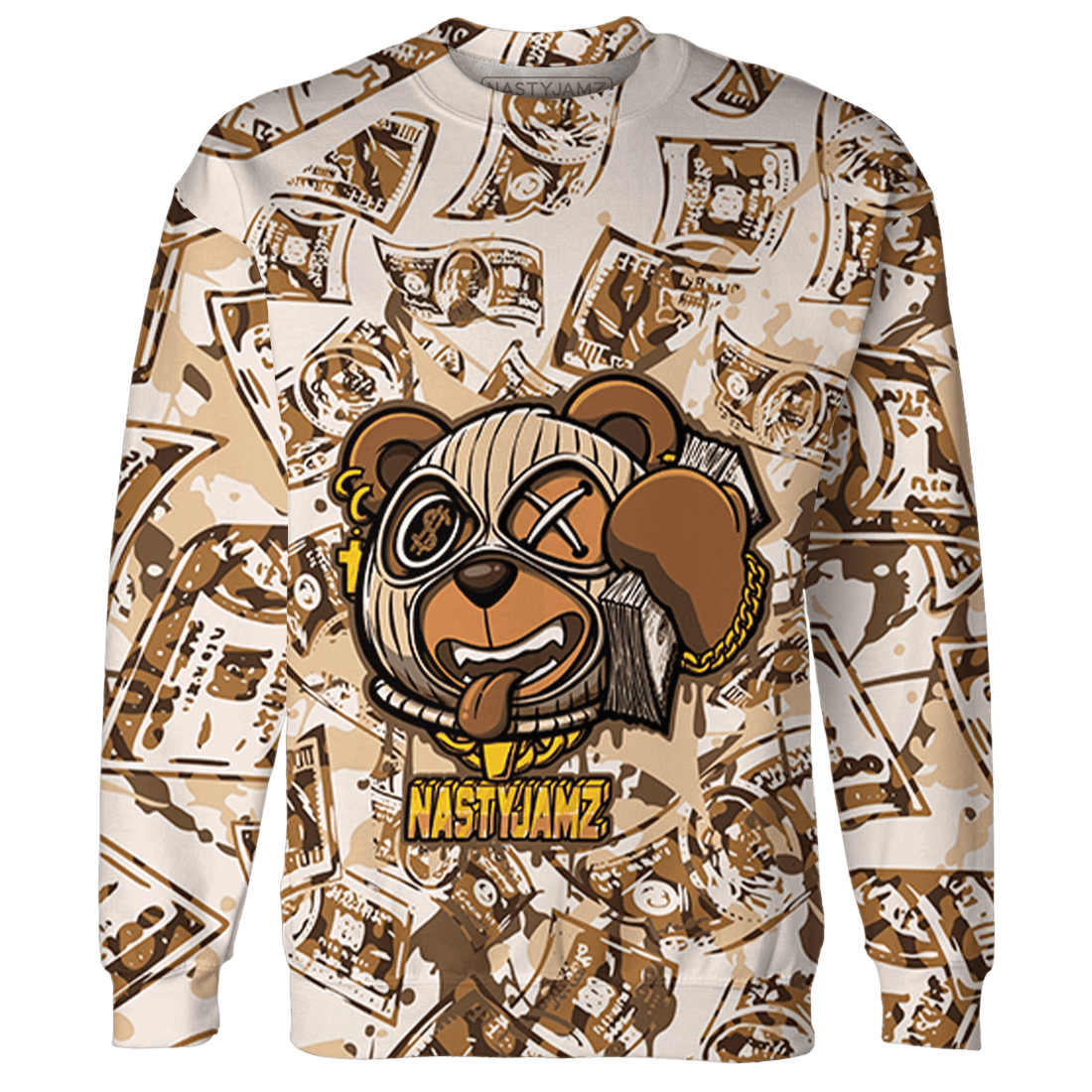Palomino 3s Sweatshirt Match Money Motive BER 3D All-Over Print - NastyJamz