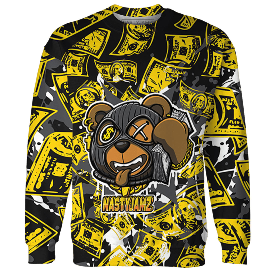 Thunder 4s Sweatshirt Match Money Motive BER 3D All-Over Print - NastyJamz