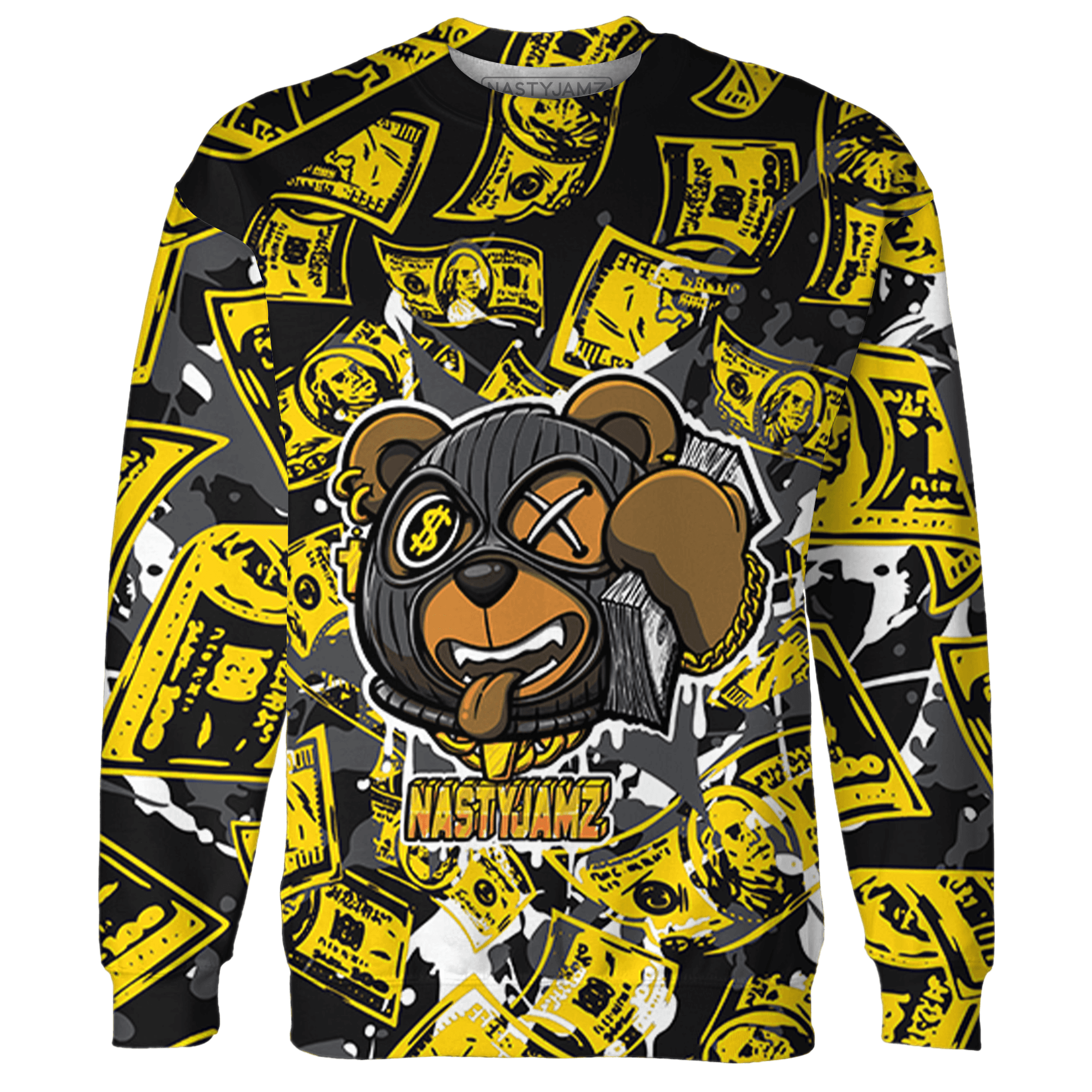 Thunder 4s Sweatshirt Match Money Motive BER 3D All-Over Print - NastyJamz