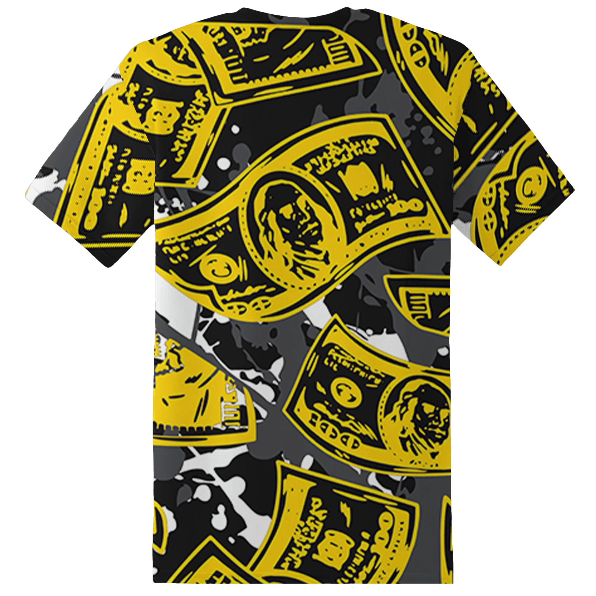 Thunder 4s T Shirt Match Money Motive BER 3D All-Over Print - NastyJamz