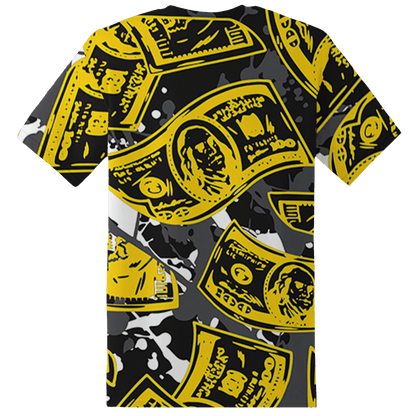 Thunder 4s T Shirt Match Money Motive BER 3D All-Over Print - NastyJamz