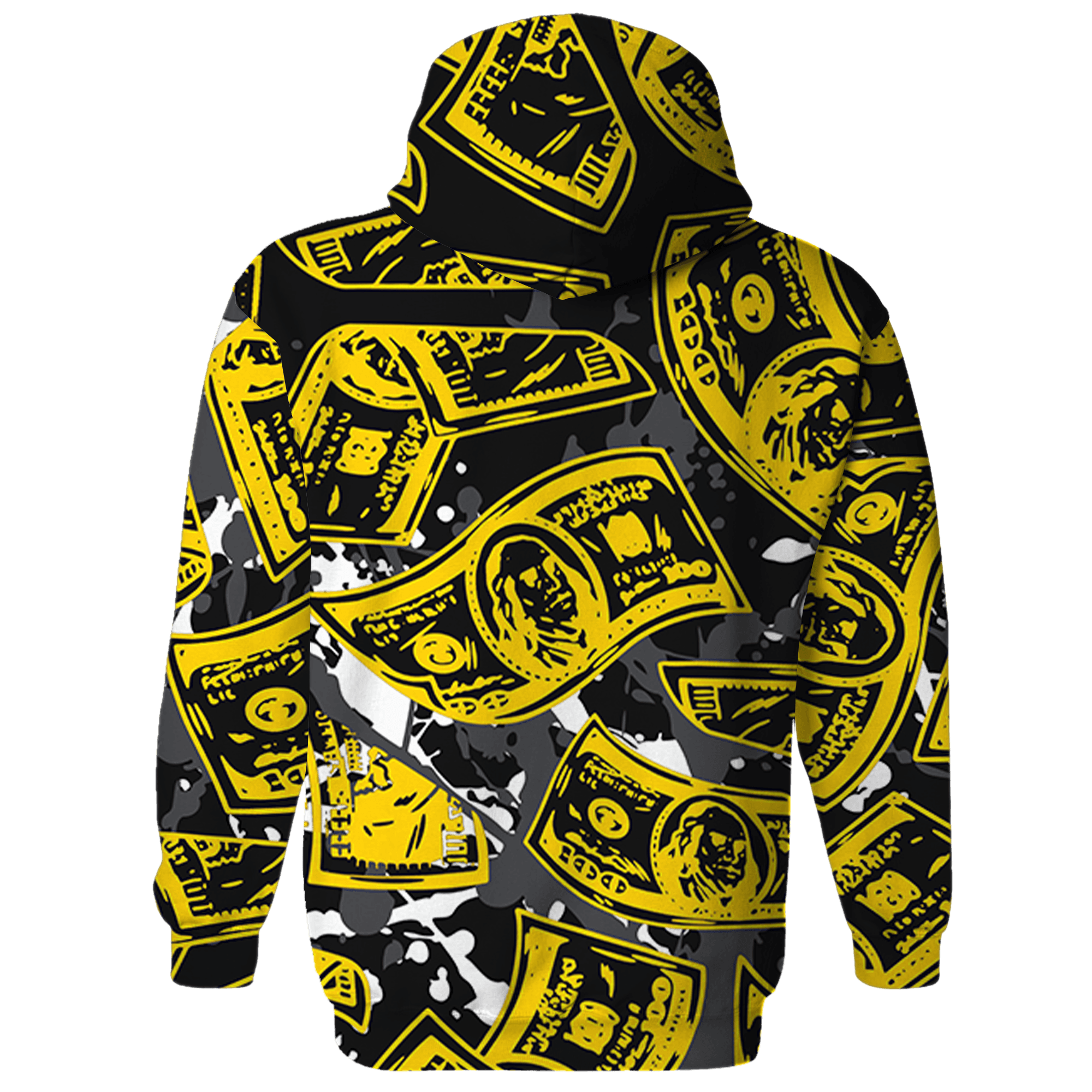Thunder 4s Hoodie Match Money Motive BER 3D All-Over Print - NastyJamz