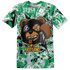Lucky Green 5s T Shirt Match Money Motive BER 3D All-Over Print - NastyJamz