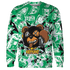 Lucky Green 5s Sweatshirt Match Money Motive BER 3D All-Over Print - NastyJamz