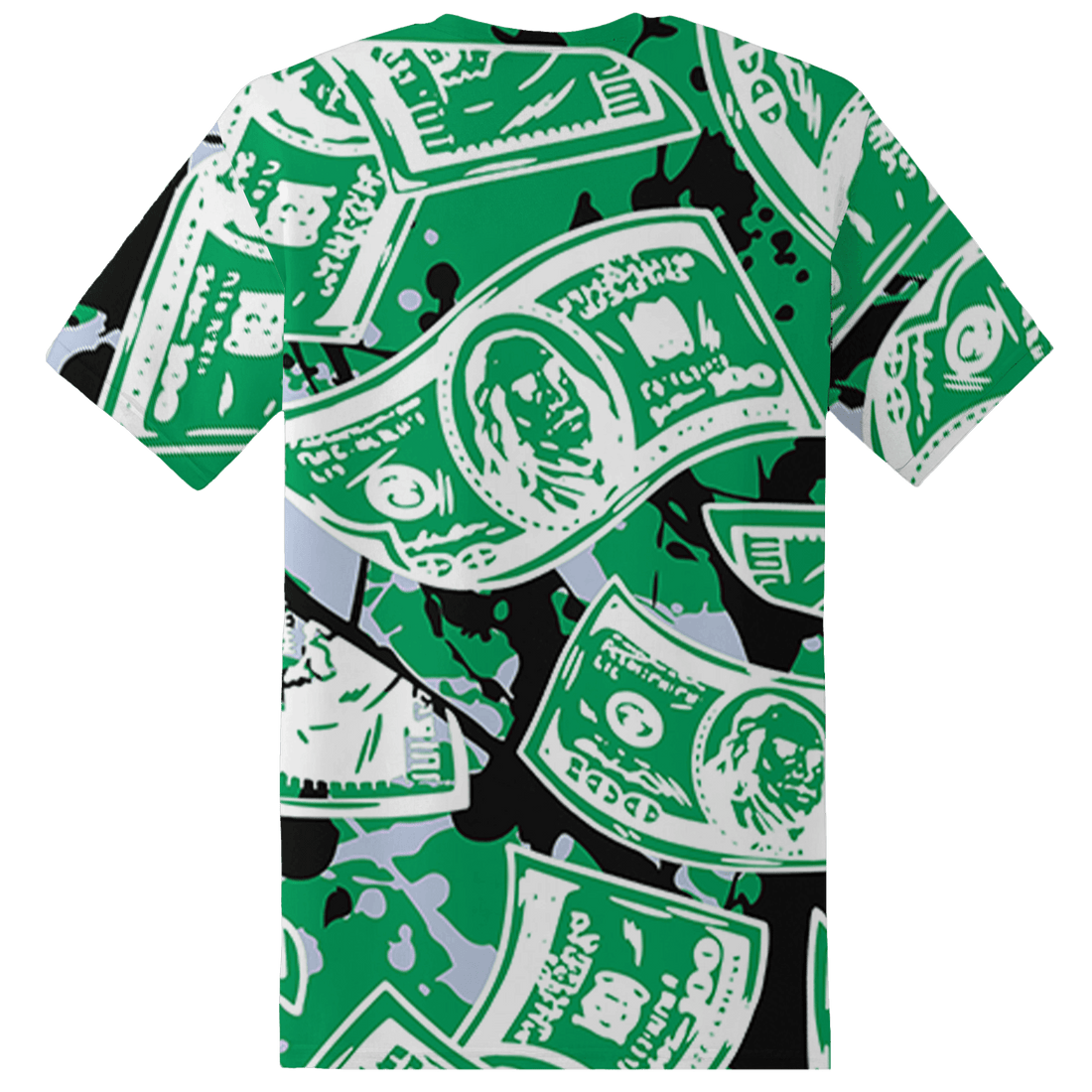 Lucky Green 5s T Shirt Match Money Motive BER 3D All-Over Print - NastyJamz