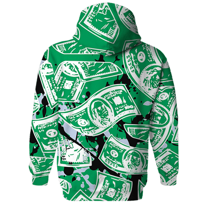Lucky Green 5s Hoodie Match Money Motive BER 3D All-Over Print - NastyJamz
